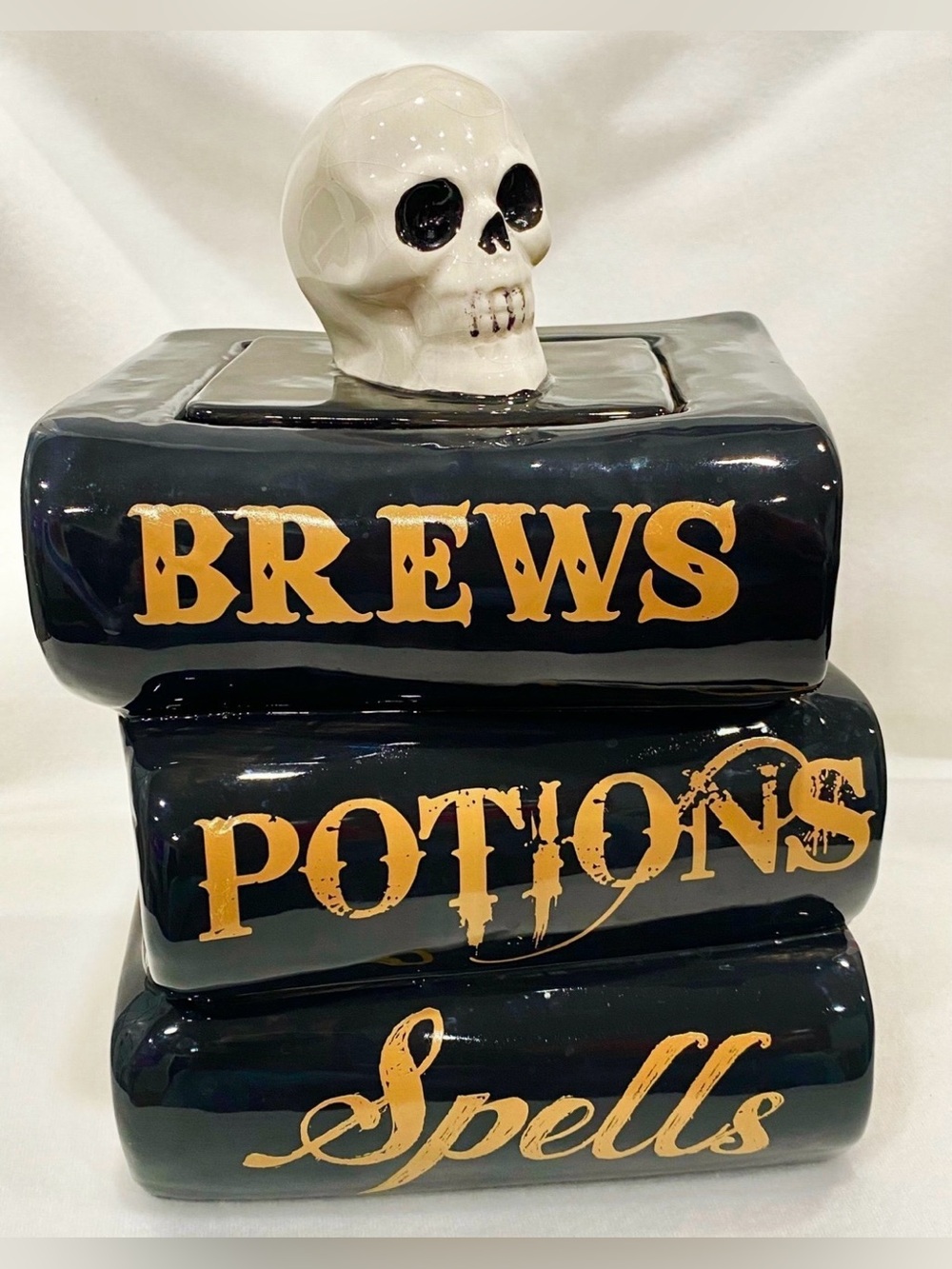 SpellBook Ceramic Treat Jar 💀